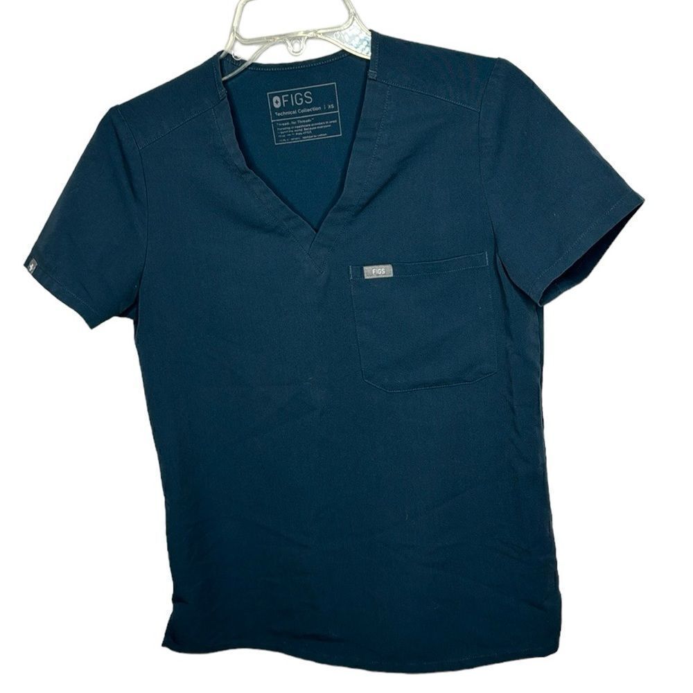 Figs Technical Collection Caterina One-Pocket Scrub Top. Size XS.